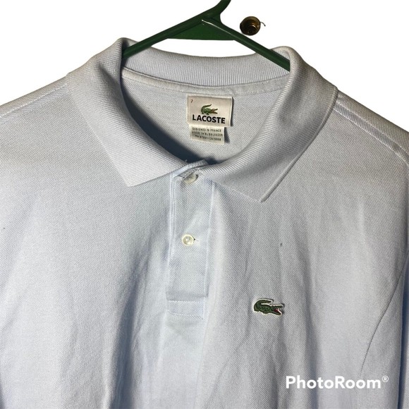 Lacoste | Shirts | Lacoste Mens Polo Shirt Blue Size 5 Rn 8765 Ca 16998 ...